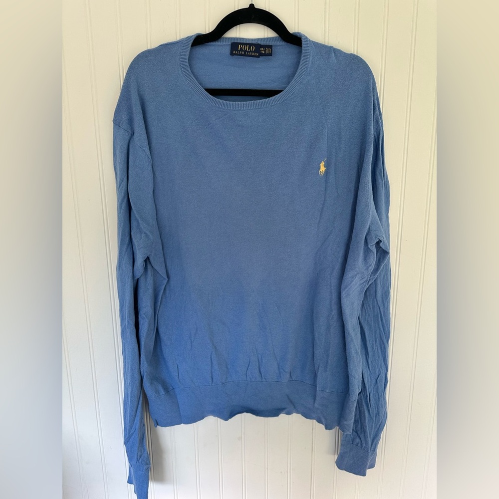 Ralph Lauren Polo Blue‎ Label Cashmere Cotton Blend Sweater Size XXL 2XL
